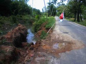 Jalan Tanjung Pura Sukadana Rusak, Warta Kayong Kalbar